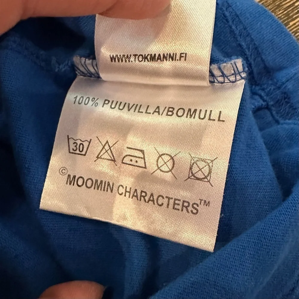 Moomin Characters Mountain Scene Toddler Long Sleeve Tshirt 3T blue